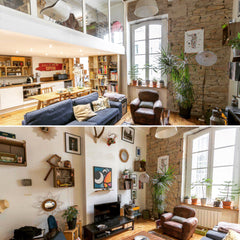 Appartement type loft de 57m2 avec chambre en mezzanine de 20m2 ouverte sur le s Lyon, France Loft 57m2 en plein cœur de Lyon (secteur opéra) Entire rental unit vacation rental 24059089