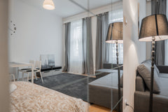 Very bright and comfortable apartment near the Hauptbahnhof and direct accessibi Kyiv, Ukraine Excellent Studio near Hauptbahnhof and Old City! Entire rental unit vacation rental 54062942
