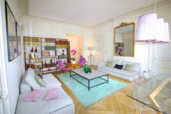 The Butler Paris vous présente un appartement de 120m² avec vue sur parc, au coe Paris, France Paris Lyrique, 3 Ch / 2 SdB, 6 personnes, 120 m² Entire rental unit vacation rental 5746469