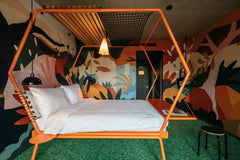 Not tough enough for camping? Welcome to Glamping, Vienna style!<br />With a 360  Doppelbude Glamping Room in hotel vacation rental 47463878