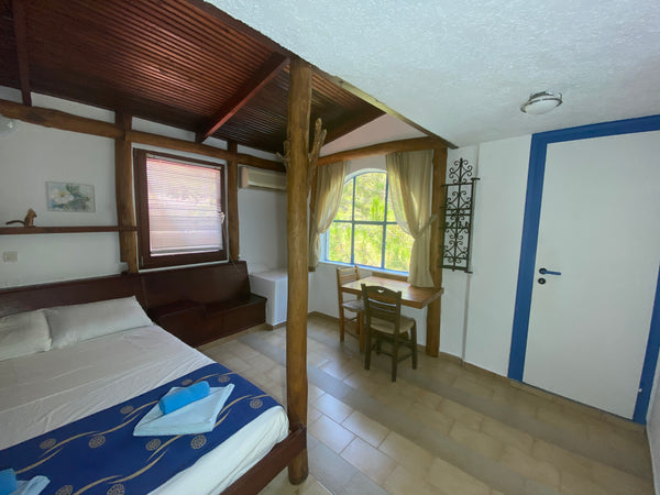 Quite Family owned Traditional Greek style Cottage set on a hillside along a liv  Cozy studio with beautifull sea & mountain view Room in aparthotel vacation rental 44408570