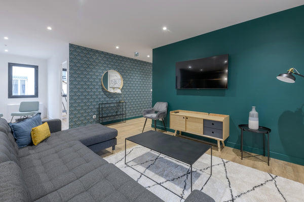 NOCNOC welcomes up to 10 travelers in this apartment on the third floor of a bui Lyon, France NOCNOC Le Michelangelo - 5 chambres au calme Entire rental unit vacation rental 43114383