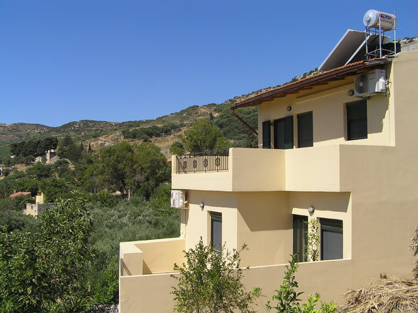 The house is nestled between vineyards on one side and olive trees in the other. Catalonia, Spain Apartment in cretan village, the best sunrise view Entire rental unit vacation rental 984271