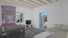 The house is 48s.m. and has large verandas (around 100sm). It is located in Phyl Adamantas, Greece Phylakopi House Entire home vacation rental 12219072