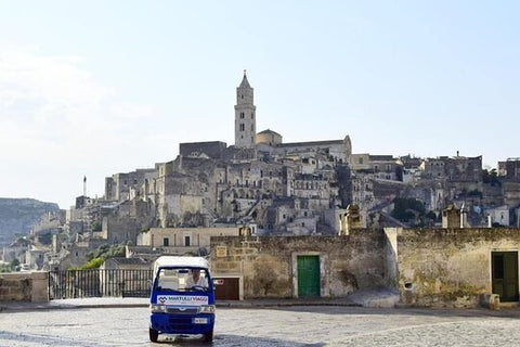 Ape Calessino Tour nei Sassi di Matera  Private Tours and Travel Guide Europe Rome CITY Matera Destination Tour Europe Rome CITY Matera