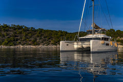 Catamaran in Santorini by Fantasia Villas<br />Marking a whole new era in the de Athens, Greece Santorini Catamaran-Catamaran in Santorini-Flo 52 Boat vacation rental 47090463