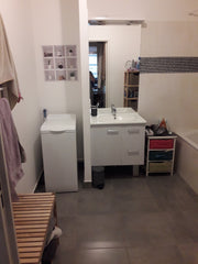 L'appartement est situé à 2 minutes à pied de la Gare Rosa Parks (RER E) et du T Paris, France Paisible Appartement Rosa Parks - 4pers Entire rental unit vacation rental 28583195