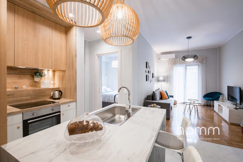 Brand new apartment in the alive and modern area of Athens, 5 minutes from Syggr Athens, Greece 60m² homm Brand New Flat on Veikou street Entire rental unit vacation rental 32798572