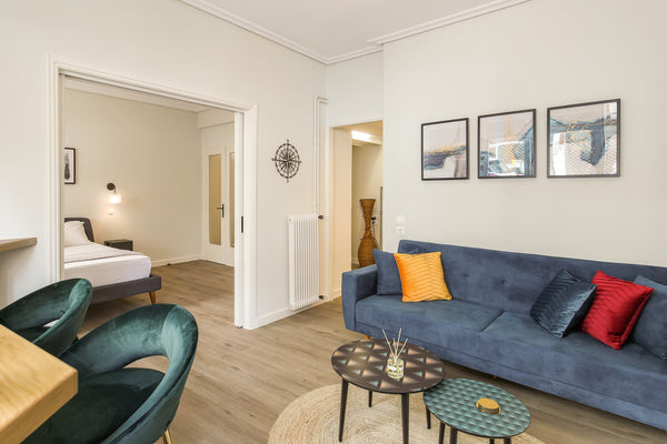 An 80 sqm totally renovated, fully furnished and equipped, modern ground floor,  Athens, Greece Acropolis Unique 2BD Apartment with Prive Entrance Entire rental unit vacation rental 48796414