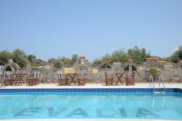 FANTASTIC WATER VIEWS  FROM BALCONY OF EVERY APARTMENT  POOL WITH WATER FALL AND Anissaras, Greece VACATION YOUR WAY AT EVALIA APTS 6 Room in aparthotel vacation rental 6889869
