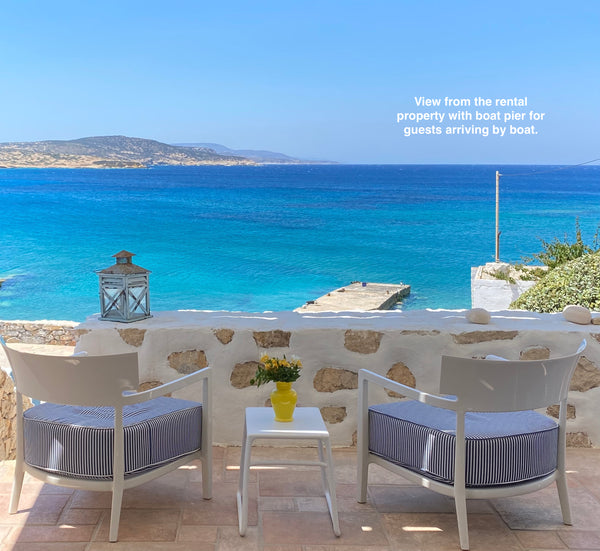 Idyllic, perfectly positioned Aegean island beach house in an elevated, sunset f Greece Idyllic House on the Aegean Sea Entire home vacation rental 41745103