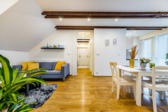 This light second-floor apartment is located right in the heart of the historica Prague, Czechia Brand New Reconstructed Apartment Near River Entire rental unit vacation rental 53712537