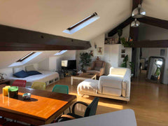 Nous vous proposons notre grand appartement (100 metres carre) situe en plein co Lyon, France Lyon grand appartement style loft Entire rental unit vacation rental 53506958