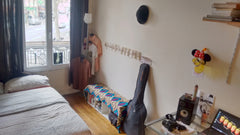 Hi! This is a medium size private room in a 45m2 flat into 18th district of Pari Paris, France Private Chambre In A Sweet Home Of Paris Private room in rental unit vacation rental 15488559