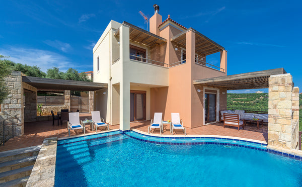 A new built villa with private pool, build in a peaceful area less than 2.5km fr  Margarita Villa 2 with heated pool and sea view Entire villa vacation rental 15047600