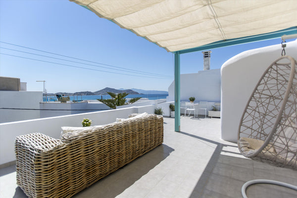 This Appartment located on the penthouse of Korali Boutique Hotel wich is 50 met Naxos, Greece Naxos Town Sea View Apartment Room in boutique hotel vacation rental 4367539