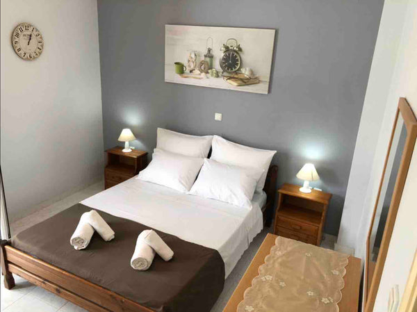 The apartment is situated on the 1st floor  <br />The bedroom and the bathroom a Greece Cosy Apartment 3 , Crete! Entire condo vacation rental 5143860