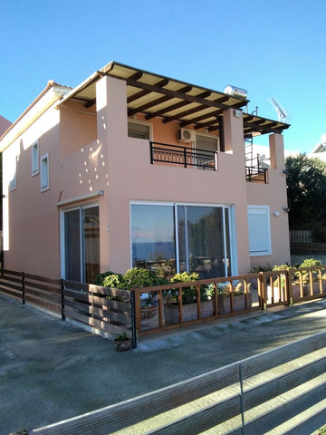 An exclusive villa with amazing panoramic view to Kissamos bay on the small hill  Kasteli bay villa in Kounoupitsa Kissamos Entire home vacation rental 30758164