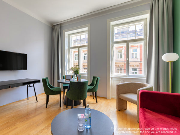 The Deluxe Apartments are located in a traditional Gründerzeit building from the Vienna, Austria numa | Charming, central Apartment with Balcony Entire rental unit vacation rental 32804532
