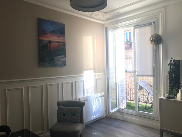 This apartment ( 50m2) is located in the heart of the 18th district, less than 2 Paris, France Cosy Apartment with Balcony  - 50m2 Entire rental unit vacation rental 22142768