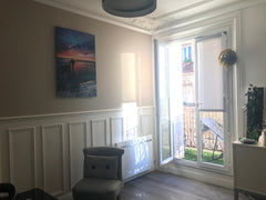 This apartment ( 50m2) is located in the heart of the 18th district, less than 2 Paris, France Cosy Apartment with Balcony  - 50m2 Entire rental unit vacation rental 22142768