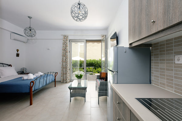 Very cozy apartment, with beautiful yard, independence entrance,  just 70 meters Athens, Greece Independent studio with yard Entire rental unit vacation rental 54302161