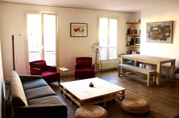 Modern, bright and cosy apartment on the 5th floor (no lift), in a lively neighb Paris, France 2 bedrooms flat near Montmartre Entire rental unit vacation rental 5129518