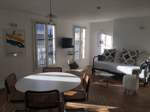 You'll find yourself in one of the most trendy and vibrant neighborhoods of Pari Paris, France SUNNY COZY MODERN 1 br w BALCONY at République Entire rental unit vacation rental 23619263