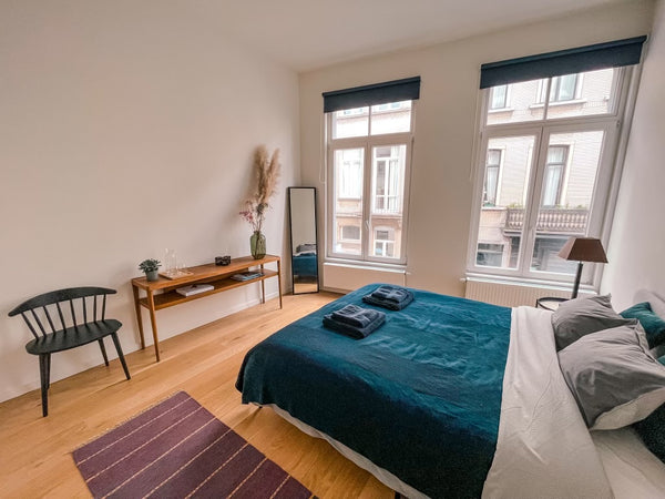 Spacious appartment in amazing centrally-located area, fully renovated, equipped Brussels, Belgium Large private room in bright loft with terrace Private room in loft vacation rental 643186572574790849
