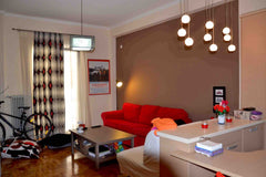 Spacious and stylish flat situated in Pagrati, a lovely inner-city suburb of Ath Vyronas, Greece Spacious, stylish inner-city flat Entire condo vacation rental 7156668