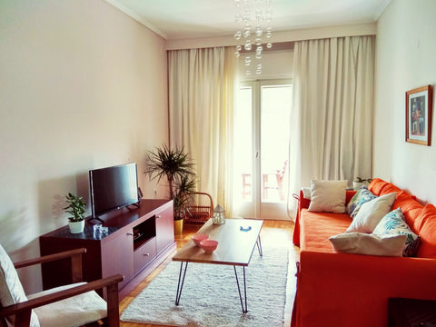 Central 70m2 , 3rd floor apartment, luminous quiet and comfortable. Beautiful an Thessaloniki, Greece Cozy 2 bedroom apartment in Thessaloniki Entire rental unit vacation rental 21706051