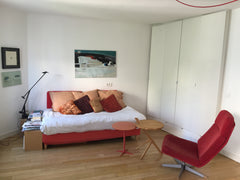 Un studio spacieux, genre loft, pour 1 ou 2 personnes, calme, donnant sur une co  Studio spacieux design sur jardin intérieur Entire rental unit vacation rental 18946349