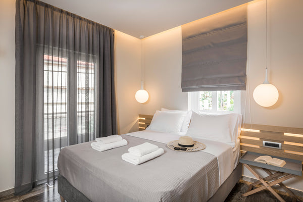 Newly renovated luxury apartments Sun Ray are owned by a local family who are pa  Sun Ray Luxury Suite 102 With Jacuzzi | 100m From Agia Marina Beach Private room in rental unit vacation rental 27283842
