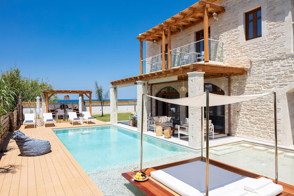 Immerse yourself in the romance & luxury at this one-of-a-kind right on the beac Greece Thetida Villa, a Sublime Beachfront Retreat! Entire villa vacation rental 50472616