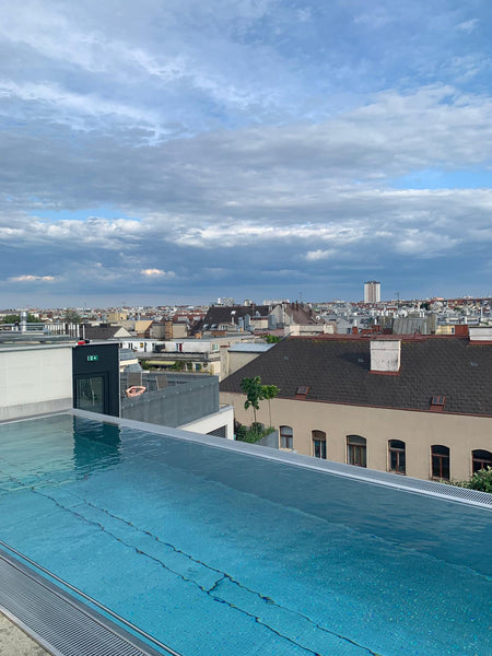 Rooftop maisonette Apartment with pool and sauna<br /><br />In the heart of dist Vienna, Austria rooftop pool and 50 square meter private terrace Private room in rental unit vacation rental 37612087