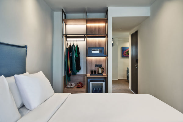 NLH KERAMEIKOS - Neighborhood Lifestyle Hotels features a fitness centre and a b Athens, Greece NLH Kerameikos | Family Room Room in hotel vacation rental 52249966