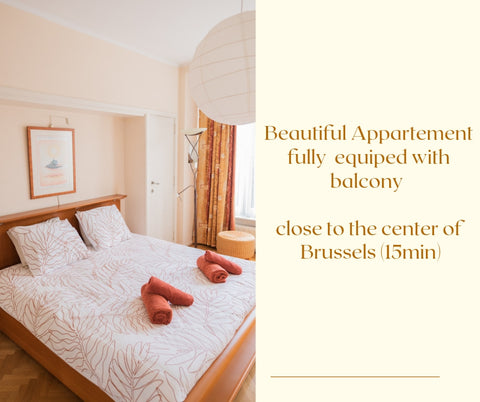 Bienvenue dans un petit nid zen et orangé à 15 min du centre-ville ! <br /><br / Brussels, Belgium Superbe Appartement à Bruxelles et au calme Entire rental unit vacation rental 615872645200717785