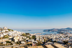 This house was built in the 1600s in the heart of Ano Syros' historic castle set New York, NY Stunning house in Castle settlement Cycladic home vacation rental 6852826