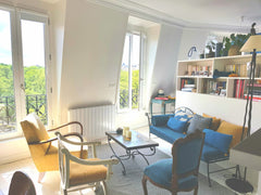This appartment has a beautiful view on Paris, Montmartre and the Eiffel Tower.  Paris, France Lovely and bright top floor flat with a view! Entire loft vacation rental 22336812