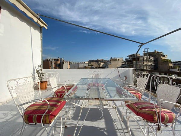 Two bedroom contemporary apartment with street views. Access to a rooftop terrac Athens, Attica, Greece Contemporary 2 b'room apt. Great views. Sleeps 5. Entire rental unit vacation rental 16805193