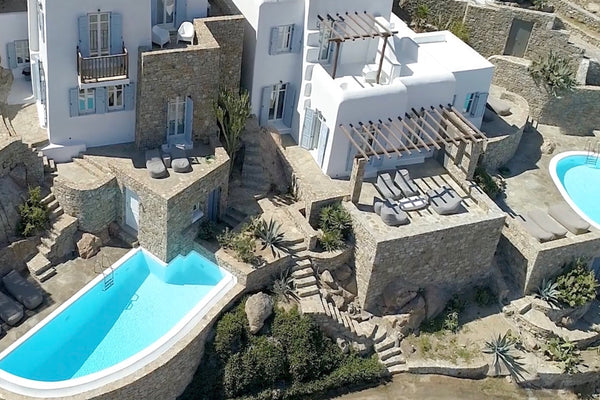 The Views. The Architecture. The Hospitality. <br />A holiday home, is where you Greece Diles Villas in Psarou - 2 Heated Private Pools Entire villa vacation rental 53351580