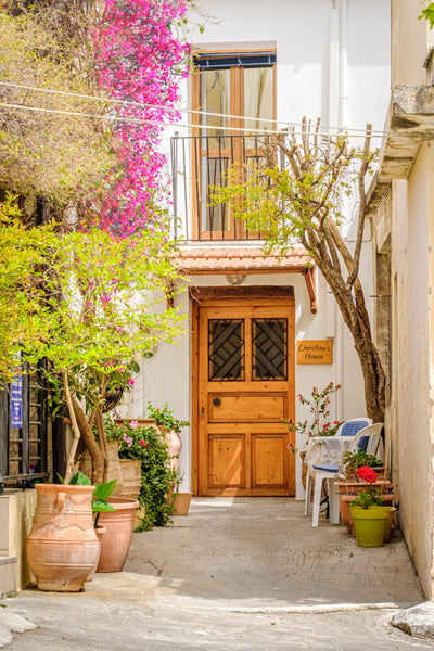 BEAUTIFUL PRIVATE ROOF TERRACE FOR RELAXING & DINNING PLANTED OUT WITH MANY NATI Kritsa, Greece Christina's House - Home From Home In Crete Cycladic home vacation rental 12916096