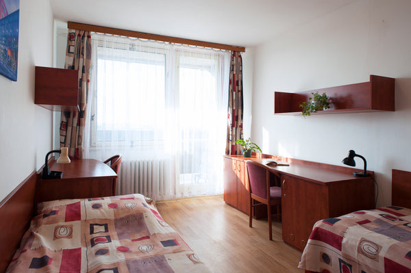 The apartment is located in hall of residence University of Economics Prague and  Apartment for four persons with balcony Entire serviced apartment vacation rental 33543252
