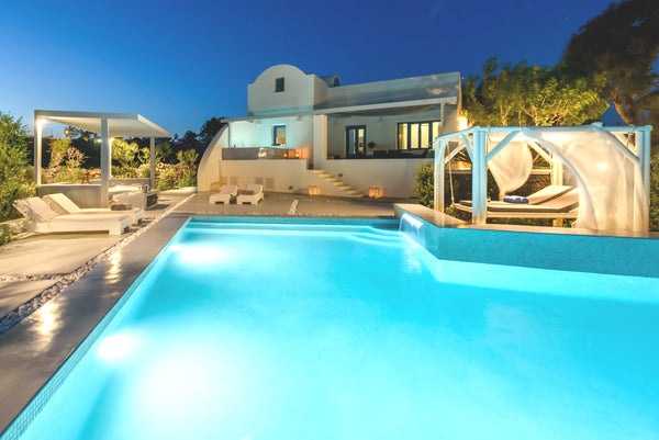 Ambeli Villa is situated in the region of Megalochori, with a total living space Greece Ambeli Luxury Villa|Private Pool |HotTub Entire villa vacation rental 25440441
