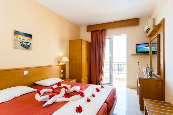 These apartments have large recently refurbished bathrooms with Jacuzzi baths. T Rhodes, Greece Superior two-bedroom apartment with jacuzzi bath Entire serviced apartment vacation rental 41971180
