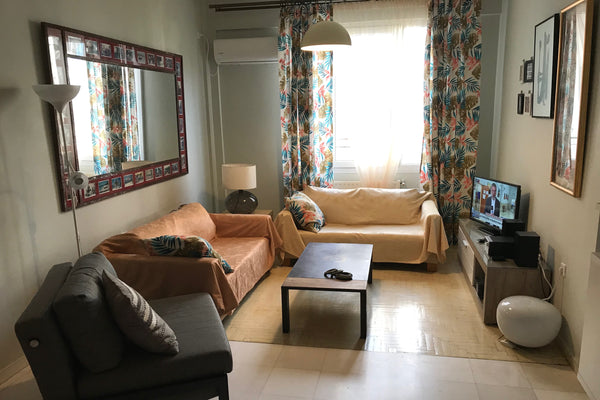 Situated on the 4th floor of a quiet building, reminiscent of the area’s previou Athens, Greece Knossou 55m2 arty appartment Entire rental unit vacation rental 34568926