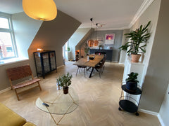Beautiful and partly renovated apartment for rent while I am on vacation this su Copenhagen, Denmark Penthouse by the Lakes & Forum with sunny balcony Entire rental unit vacation rental 50315988