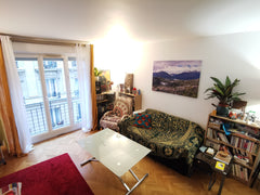 Hi all,<br />I'm renting a room in my appartment which includes a futon bed (2 p Paris, France Spacious parisian appartment Entire rental unit vacation rental 3724424