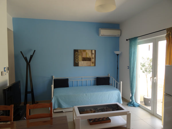 It is a two room house, consisted of a living room with 2 iron beds, a well equi  Giannmary Blue House Entire rental unit vacation rental 14617892