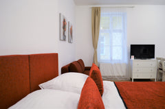 It is a bright and cozy studio apartment equipped with a double bed, a sofa, a c Prague, Czechia Good apartment Soukenicka in the centre Entire rental unit vacation rental 43808448
